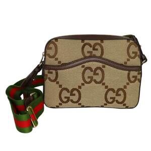 Gucci Jumbo GG Canvas Messenger Bag